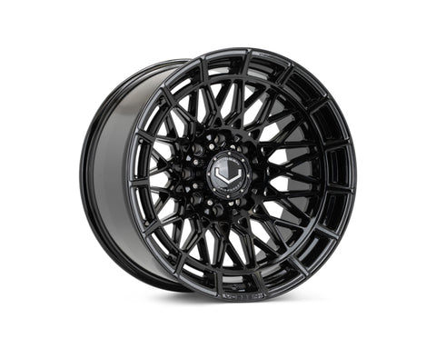 Vossen HFX-3 20x9 - 8x165.1 - ET0 - Deep Face - 125.1 - Gloss Black Wheel