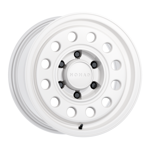 Nomad N501SA Convoy 17x8.5in / 5x127 BP / -10mm Offset / 78.1mm Bore - Gloss White Wheel