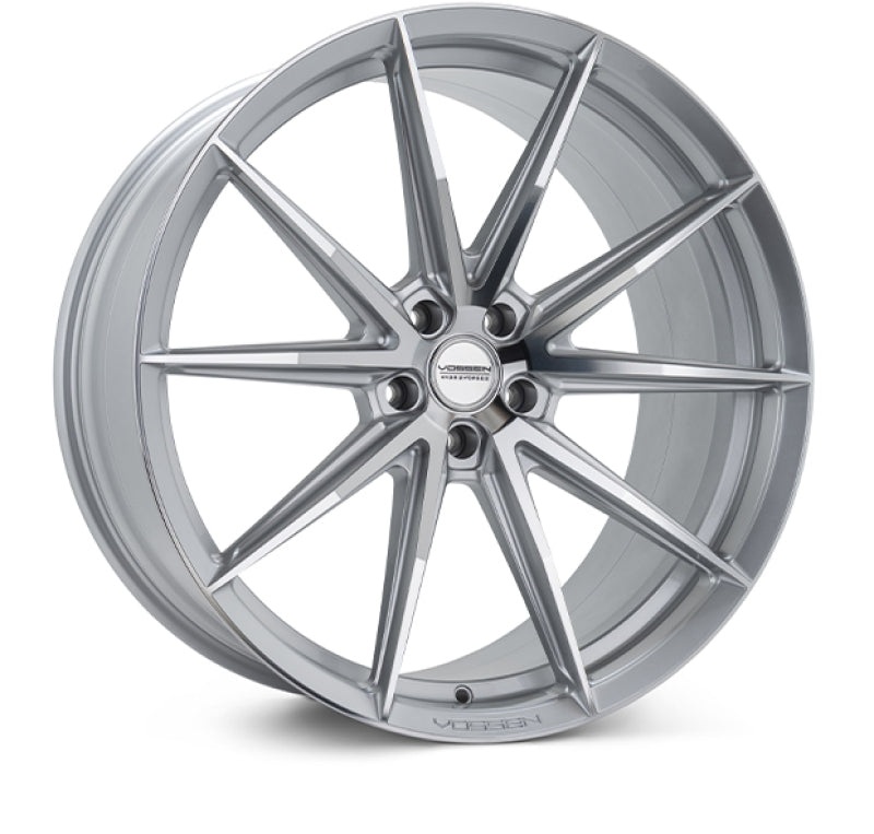Vossen HFX-2 20x10.5 / 5x112 / ET45 / 66.5 / Deep - Silver Polished Wheel