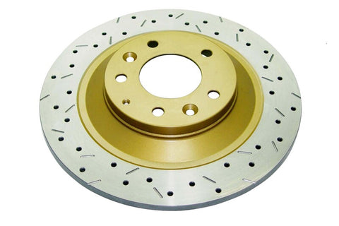 DBA 05+ Mazda MazdaSpeed6 / 05+ MX6 Rear Drilled & Slotted 4000 Series Rotor
