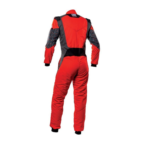 OMP Tecnica Hybrid Overall Fia 8856-2018 - Red/Black Sz 58