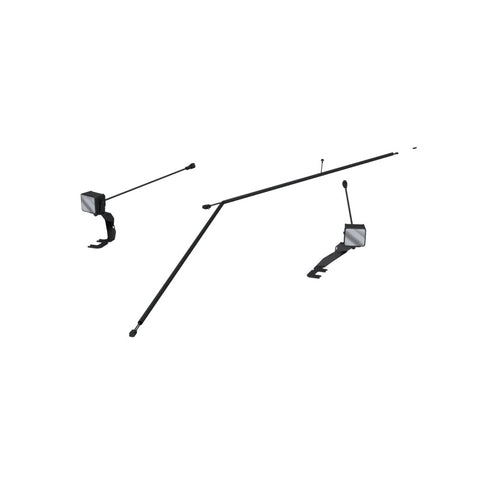 MBRP Ditch Light Kit Amber Flood Beam Ford Ranger Raptor 24-26 Upfitter Switch Models Only