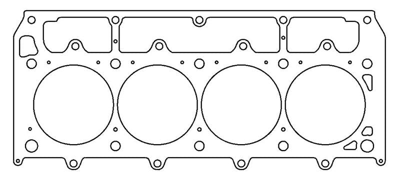 Cometic GM LSX Gen-4 Small Block V8 .027in MLS Cylinder Head Gasket - 4.125in Bore - LHS