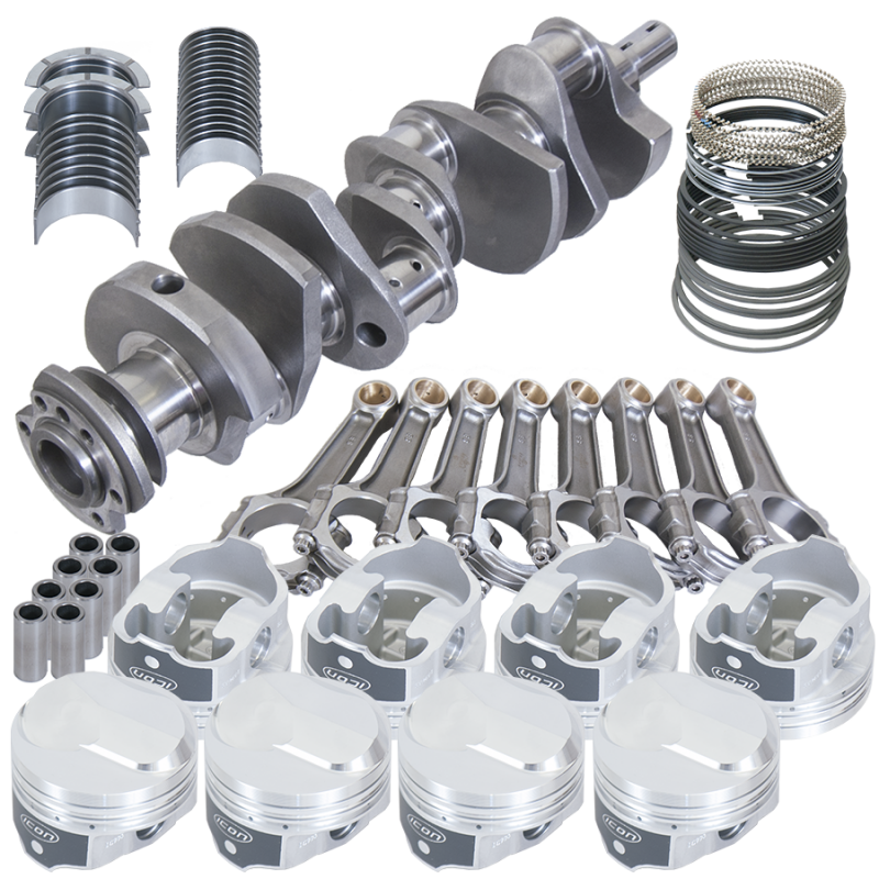 Eagle Chevy 454 4.000in Crank 6.135in I-Beam Rods 38cc Dome 4.350in Pistons Rotating Assembly