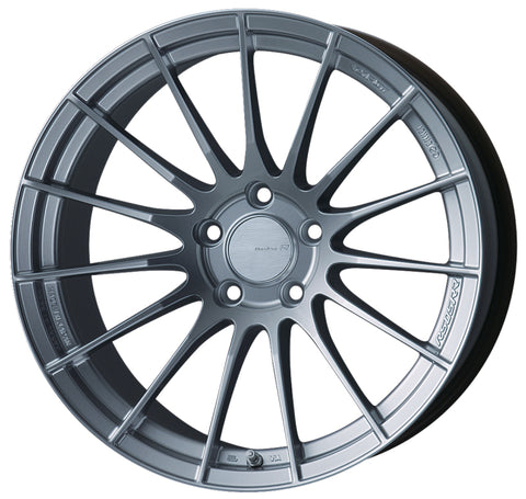Enkei RS05-RR 18x9.5 35mm ET 5x114.3 75.0 Bore Sparkle Silver Wheel