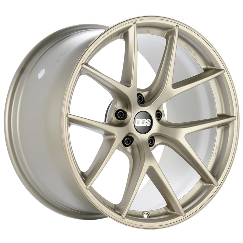 BBS Unlimited CI-R 19x11 ET87.5 (Face 1) Satin White-Gold Wheel