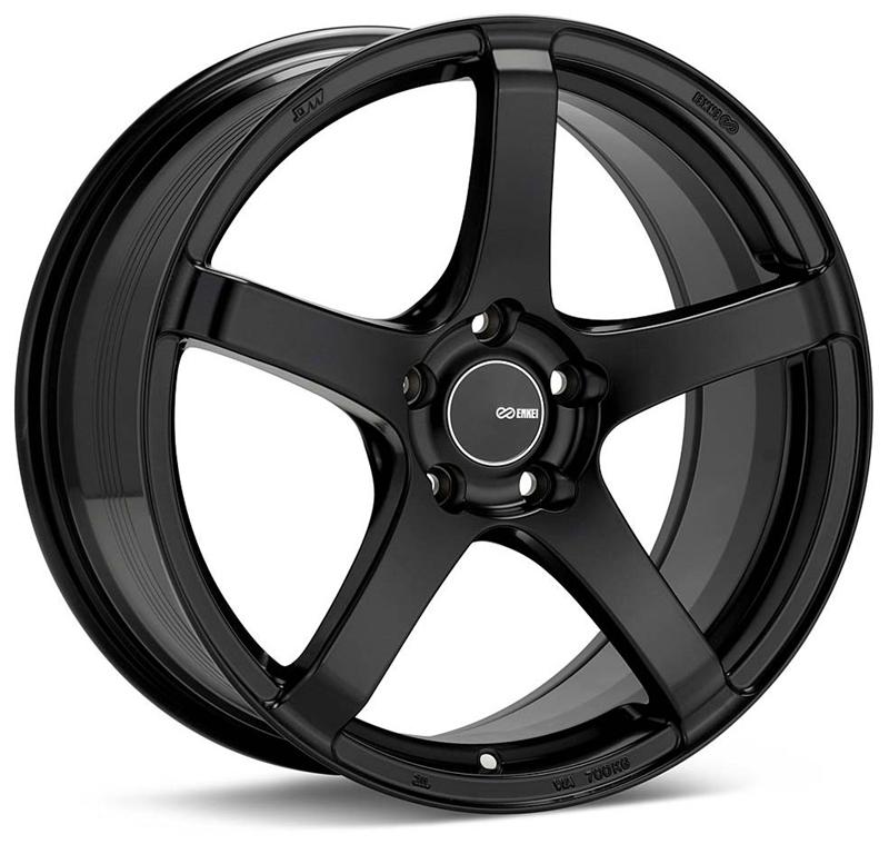 Enkei Kojin 18x8 45mm Offset 5x100 Bolt Pattern 72.6mm Bore Dia Matte Black Wheel