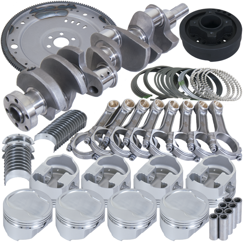 Eagle Ford 302 3.000in Crank 5.090in I-Beam Rods 4.040in Pistons 164 Tooth FP Balanced Assembly