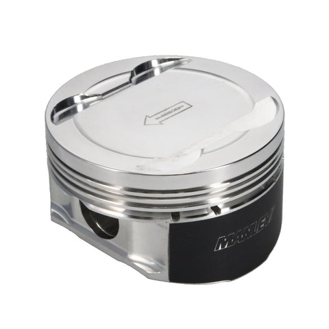 Manley Ford 3.7L Cyclone V6 3.76in Bore 9.5:1 Comp Ratio -5.0cc Dish Platinum Piston - Single