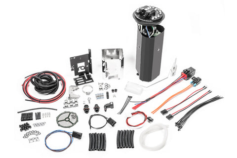Radium Engineering Nissan R32 GT-R Fuel Hanger Surge Tank Walbro or AEM 50-1200 - Pumps Not Incl.