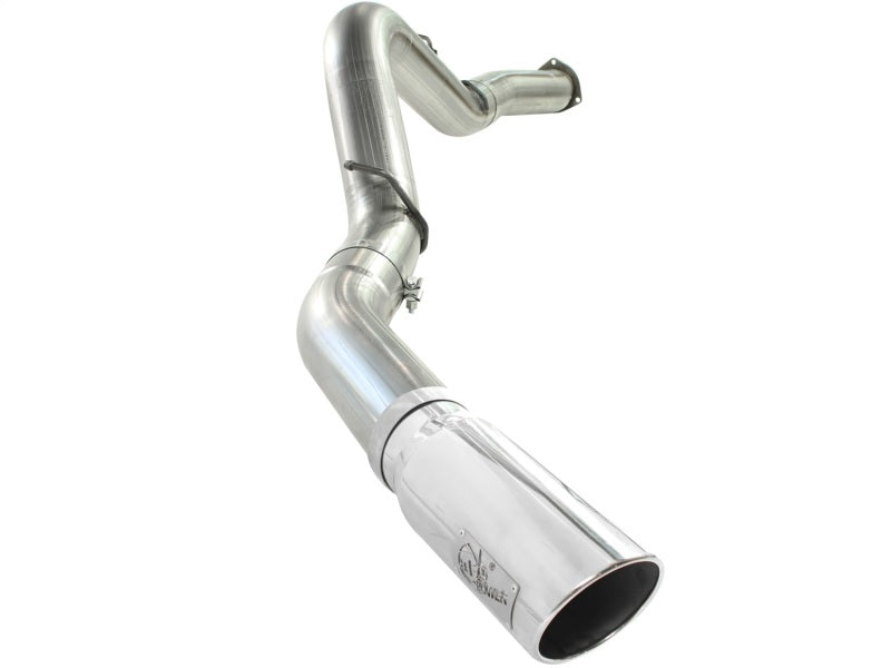 aFe MACH Force XP Exhaust 5in DPF-Polished, GM Diesel Trucks 07.5-10 V8-6.6L 9(td) LMM