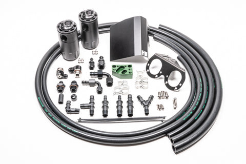 Radium Engineering 02-21 Subaru EJ-Series Fluid Lock Turbo Dual Catch Can Kit