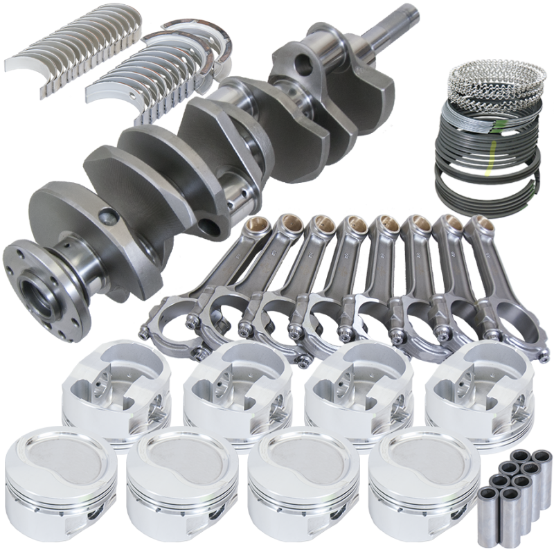 Eagle Ford FE 4.250in Crank 6.700in I-Beam Rods -21cc Inv Dome 4.185in Pistons Rotating Assembly