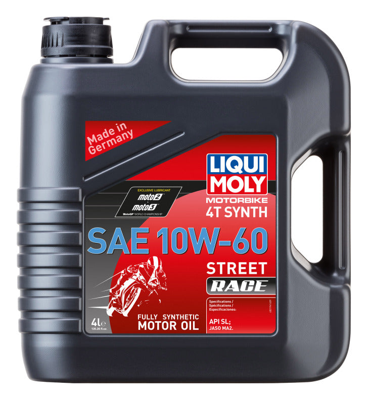 LIQUI MOLY 4L Motorbike 4T Synth SAE 10W60 Street Race