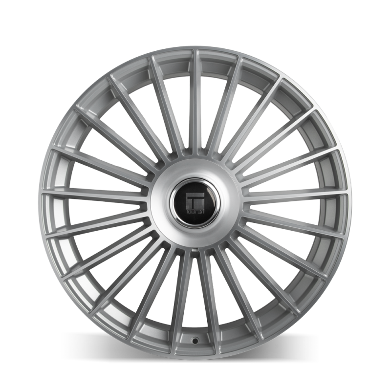 Touren 3610 TR10 24x10 / 5x114.3/127 BP / 35mm Offset / 78.3mm Hub Satin Silver Machined Wheel