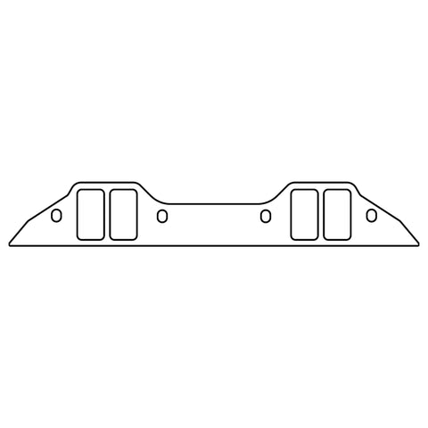 Cometic Chrysler BB B/RB V8 .060in Fiber Intake Mani Gasket Set-2.260in x 1.210in Rectangular Ports