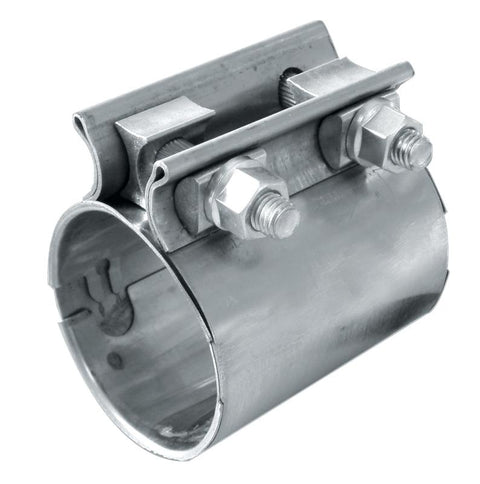 Vibrant Easy Seal SS Exh Sleeve Butt Joint Clamp for 4in O.D. Tubing also 4in Nominal Oval Tubing