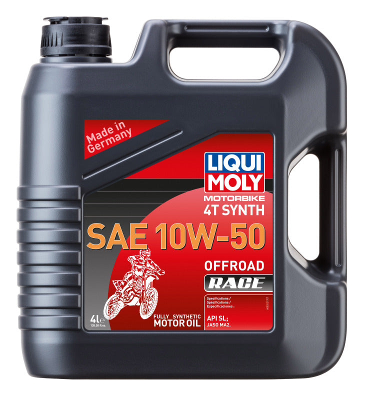 LIQUI MOLY 4L Motorbike 4T Synth SAE 10W50 Offroad Race