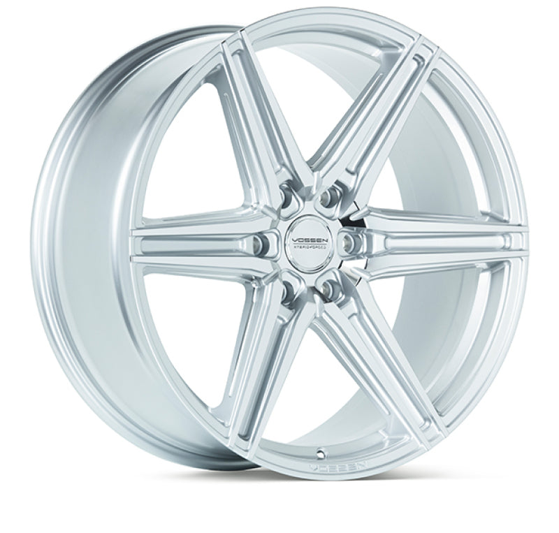 Vossen HF6-2 20x9.5 / 6x139.7 / ET15 / 106.1 / Deep - Silver Polished Wheel