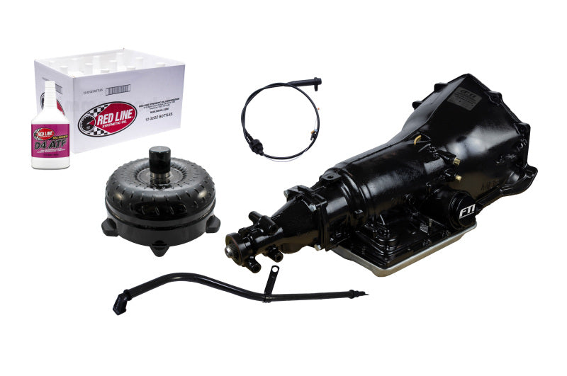 FTI 700R4 Transmission Kit - Level 3 - 600HP - Chevy Bell - Edelbrock Adapter SRLT3380 Converter