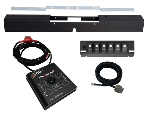 sPOD 97-02 Jeep Wrangler TJ/LJ SourceLT w/Red LED Switches