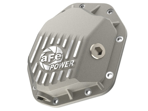 aFe 19-25 GM Trucks Front Diff Cover - Raw w/ Machined Fins