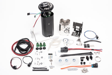 Radium Engineering Nissan R32 GT-R Fuel Hanger Surge Tank Brushless TI Auto E5LM - Pumps Not Incl.