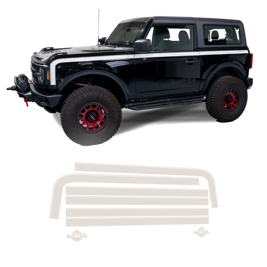 IAG BOSS Style Vinyl Stripe Kit 2 Door