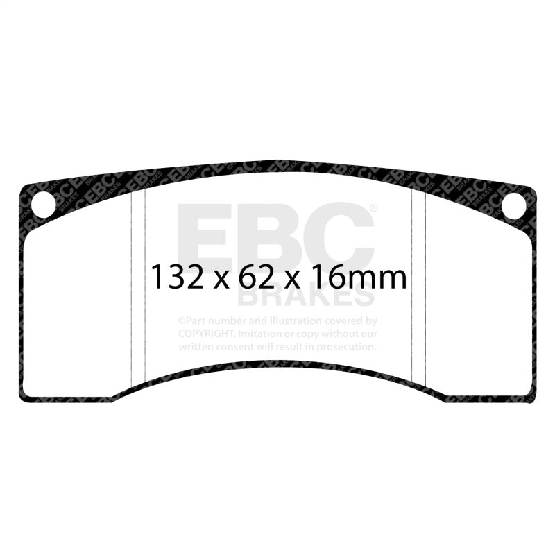EBC Racing Alcon B-Type 4441 25mm SR-11 Sintered Race Brake Pads
