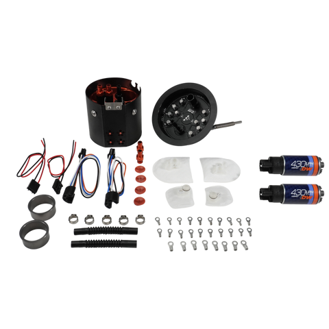 DeatschWerks 06-13 BMW E9X/E8X X2 Dual Pump Module w/ Dual DW430 Fuel Pumps