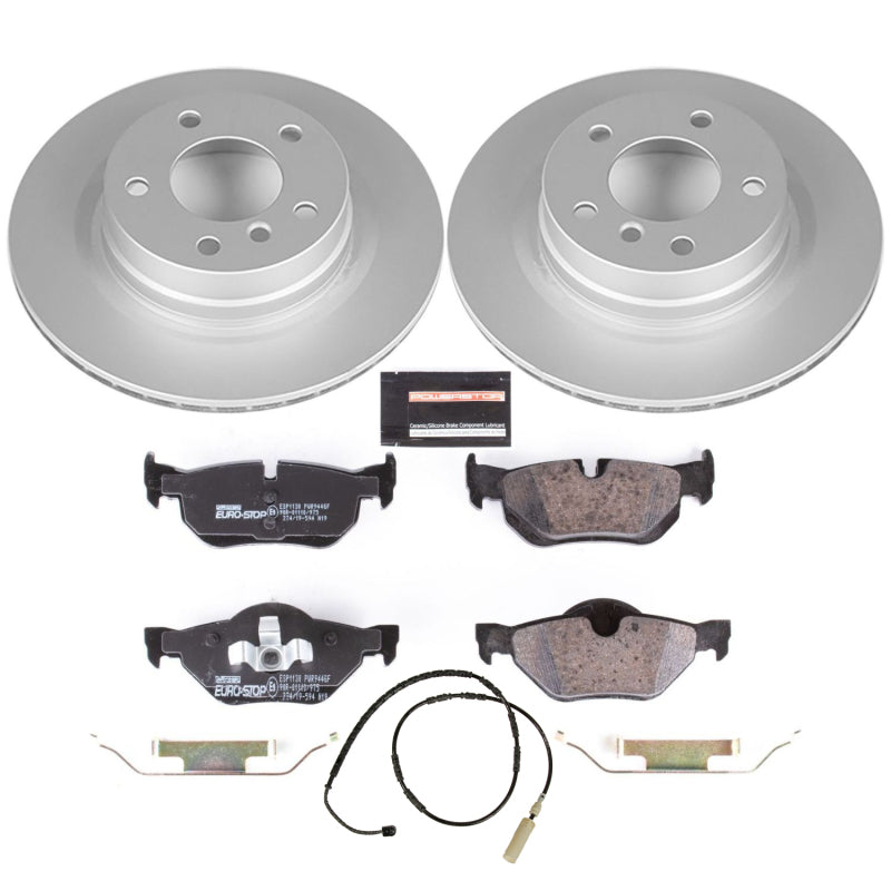 Power Stop 11-13 BMW 328i Rear Euro-Stop Brake Kit