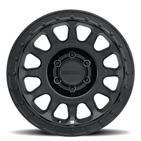 Method MR709 HD Bead Grip 20x9in / ET12 / 8x180 BP / 124.1mm Bore - Black Wheel