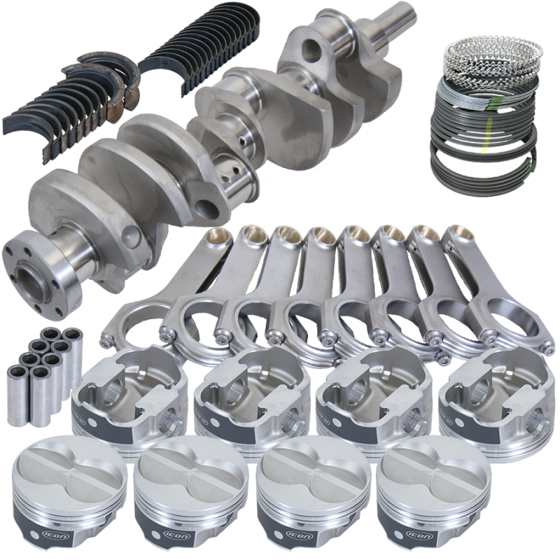 Eagle Ford 289/302 3.400in Crank 5.400in H-Beam -11cc Flat Top 4.060in Pistons Rotating Assembly