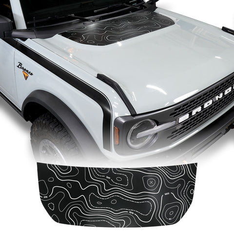 IAG Off-Road Hood Graphic - Topograph