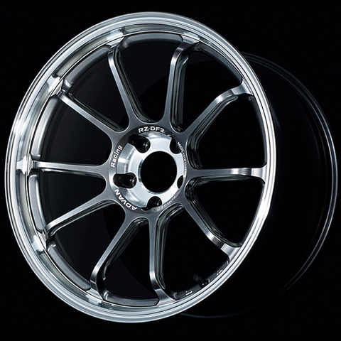 Advan RZ-DF2 20x10.5 / +15 Offset / 5x112 / 66.5mm Bore / Diamond Cut and Hyper Platinum Black