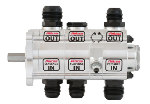 Peterson Fluid Systems R4 3-Stage Oil Pump - Right Side Mount - Rear Drive - Front Pressure