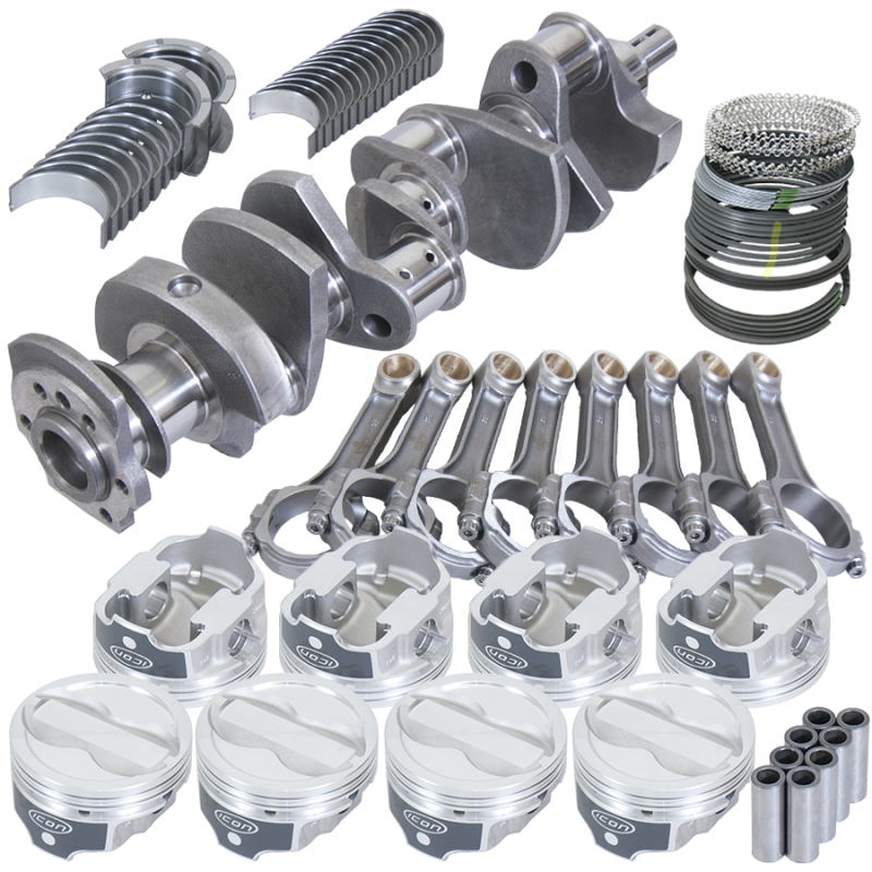 Eagle Chevy LT1350 1Pc 3.750in Crank 6.000in I-Beam Rods -18cc 4.030in Pistons Rotating Assembly