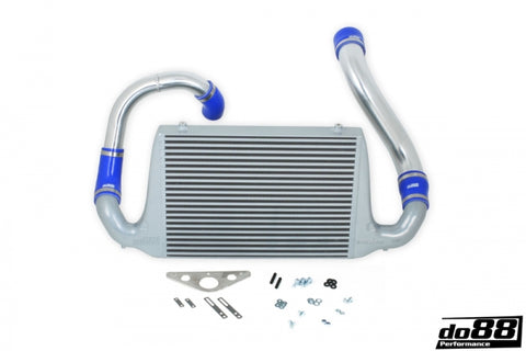 do88 87-93 SAAB 900 Turbo BigPack Front Mount Intercooler Kit w/Blue Hoses