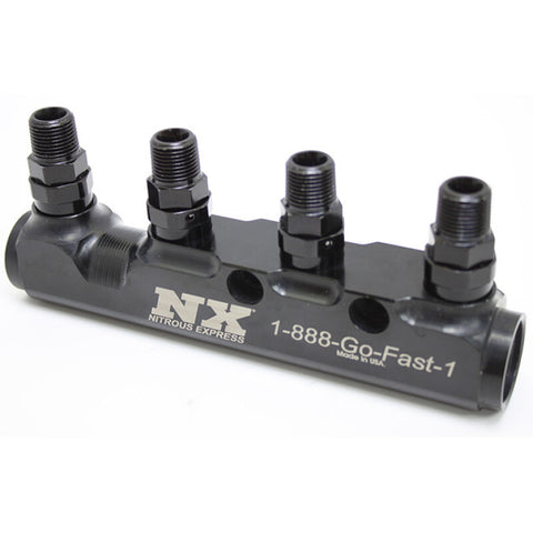 Nitrous Express Fuel Log 4 Port w/Fittings