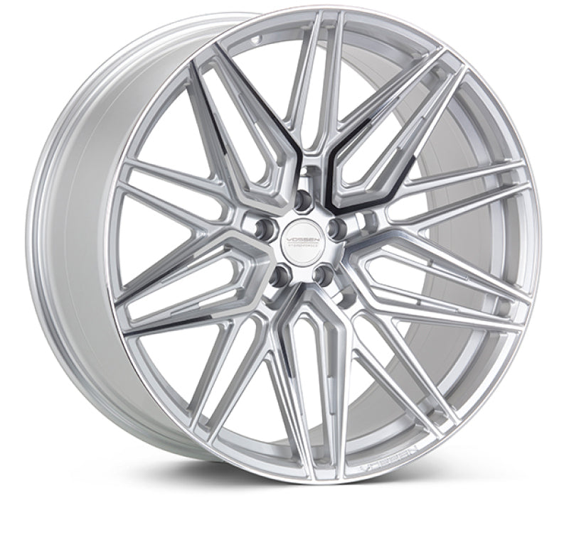 Vossen HF-7 20x10.5 / 5x112 / ET25 / 66.5 / Deep - Silver Polished Wheel