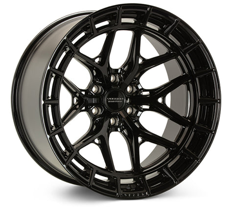 Vossen HFX-1 22x10 / 8x165.1 / ET18 / 125.1 / Super Deep - Gloss Black Wheel