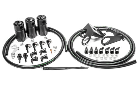 Radium Engineering 14-19 Chevrolet Corvette LT1 CCV Fluid Lock Triple Catch Can Kit