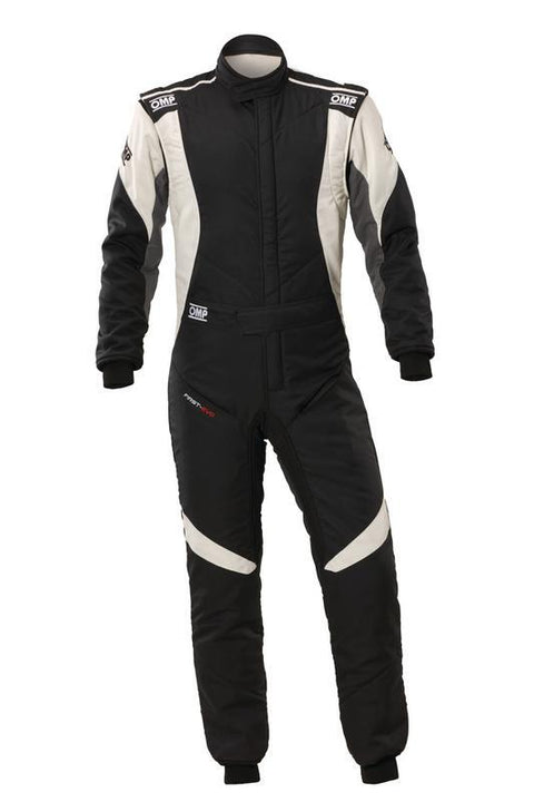 OMP First Evo Overall Anthracite / Fluo Yellow - Size 42 (FIA 8856-2018/SFI)