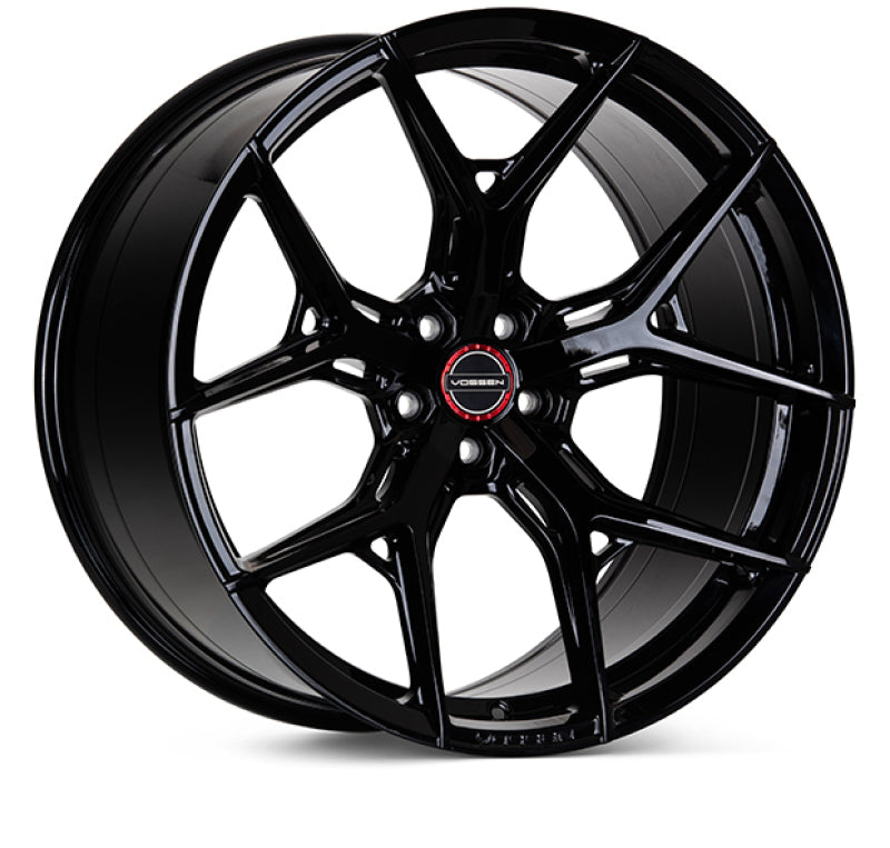 Vossen HF-5 22x10 / 5x112 / ET36 / 66.56 / Flat - Gloss Black Wheel