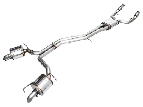 AWE Tuning Audi 2019-2023 C8 A6/A7 3.0T Touring Edition Cat-Back Exhaust- Turn Downs