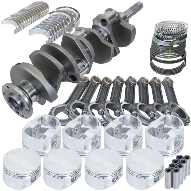 Eagle Ford FE 4.125in Crank 6.700in I-Beam Rods -7cc Flat Top 4.250in Pistons Rotating Assembly