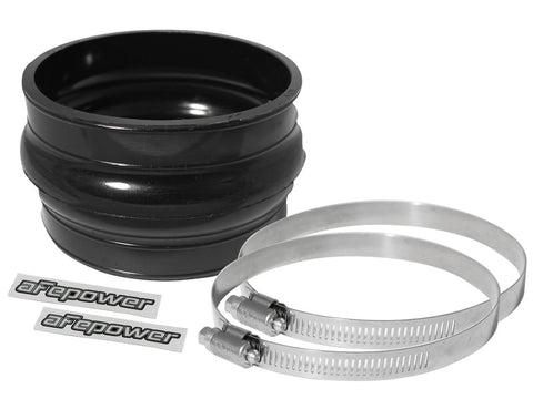 aFe Magnum FORCE Intake Coupling Kit (4-1/2 IN ID x 3 IN L) Straight Coupler w/ Hump - Black