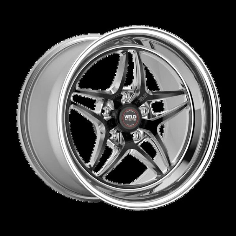 Weld S81HD 17x9.5 / 6x135 / 6.2 BS / 24 ET / 3.54 ID (Low Pad) - Black Center - Polished Shell