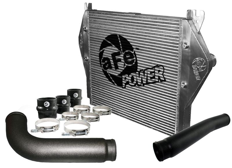 aFe BladeRunner 2.5in Black IC Tube Hot Side w/ Coupling & Clamp Kit 2016 GM Colorado/Canyon 2.8L