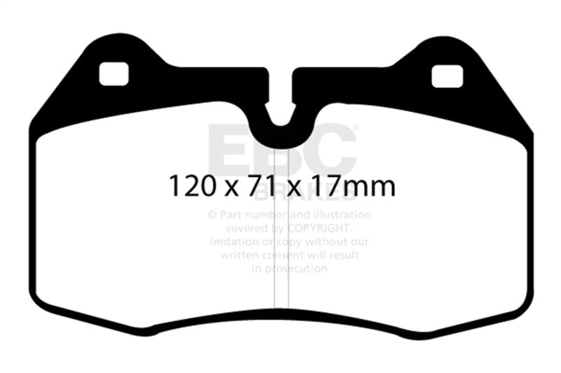 EBC Racing 94-99 BMW M5 3.8L (E34) RP-X Front Brake Pads